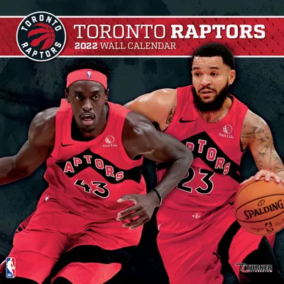 Calendrier mural 2022 des Raptors de Toronto