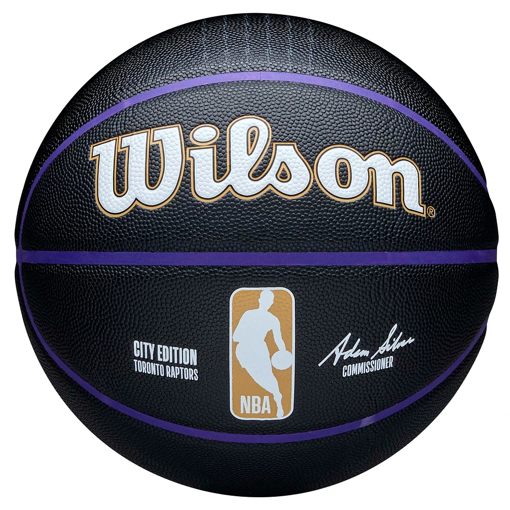 Ballon de basket-ball de collection Toronto Raptors 2024-25 City Edition