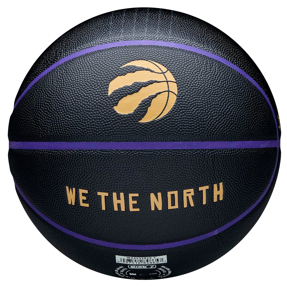 Ballon de basket-ball de collection Toronto Raptors 2024-25 City Edition