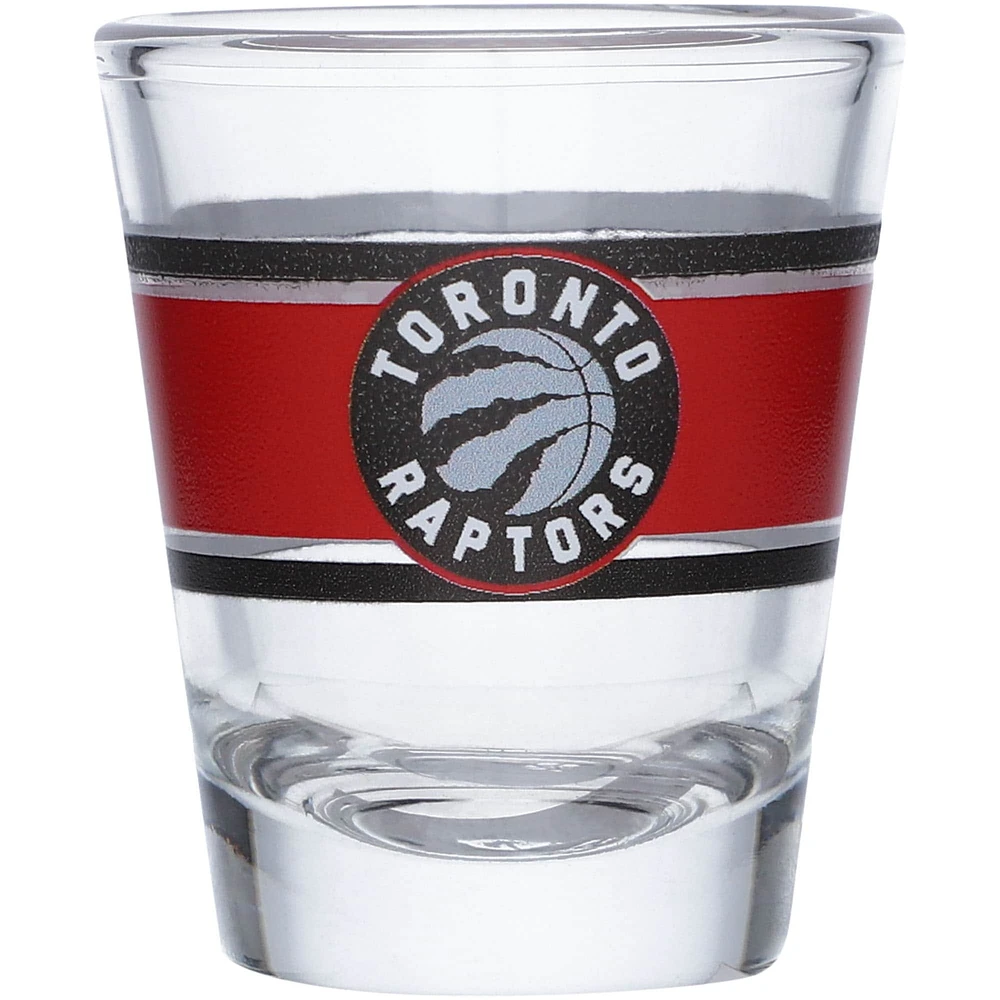 Raptors de Toronto 2 oz. Verre à liqueur à rayures