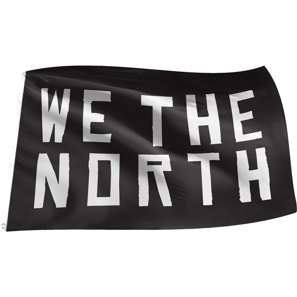 Toronto Raptors - 3' x 5' ''We The North'' Flag - Black