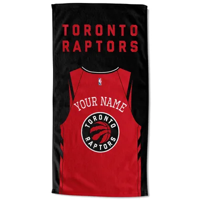 Toronto Raptors 30'' x 60'' Personalized Beach Towel