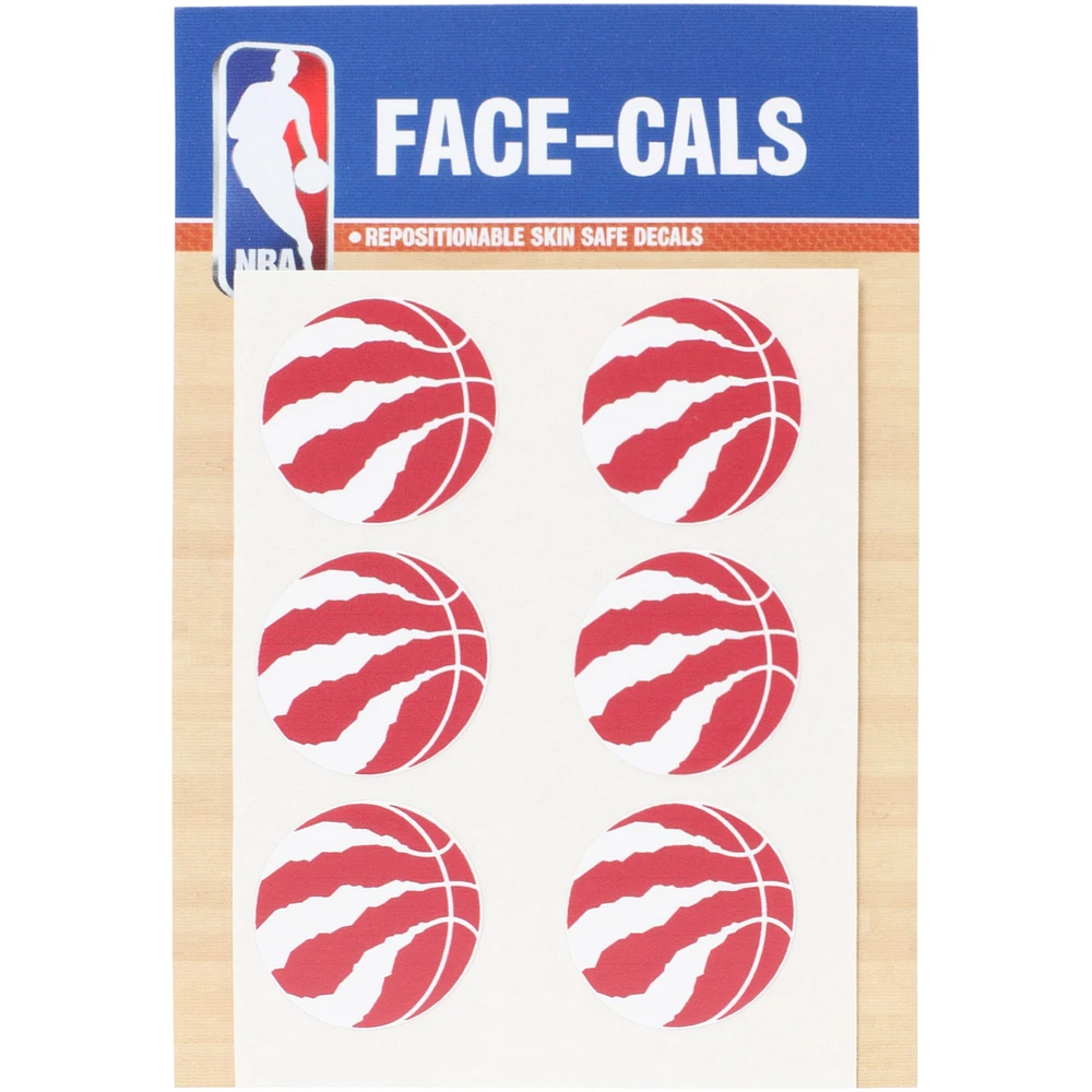 Ensemble de mini décalcomanies Toronto Raptors 3 "x 5"