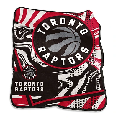 Toronto Raptors 50" x 60" Swirl Raschel Throw Blanket