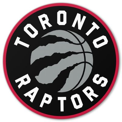 Toronto Raptors - 8'' Car Magnet - White