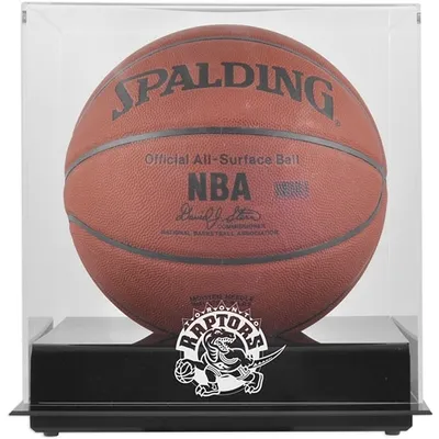 Toronto Raptors Fanatics Authentic Blackbase Hardwood Classics 1995 - 2015 Logo Basketball Display Case with Mirrored Back
