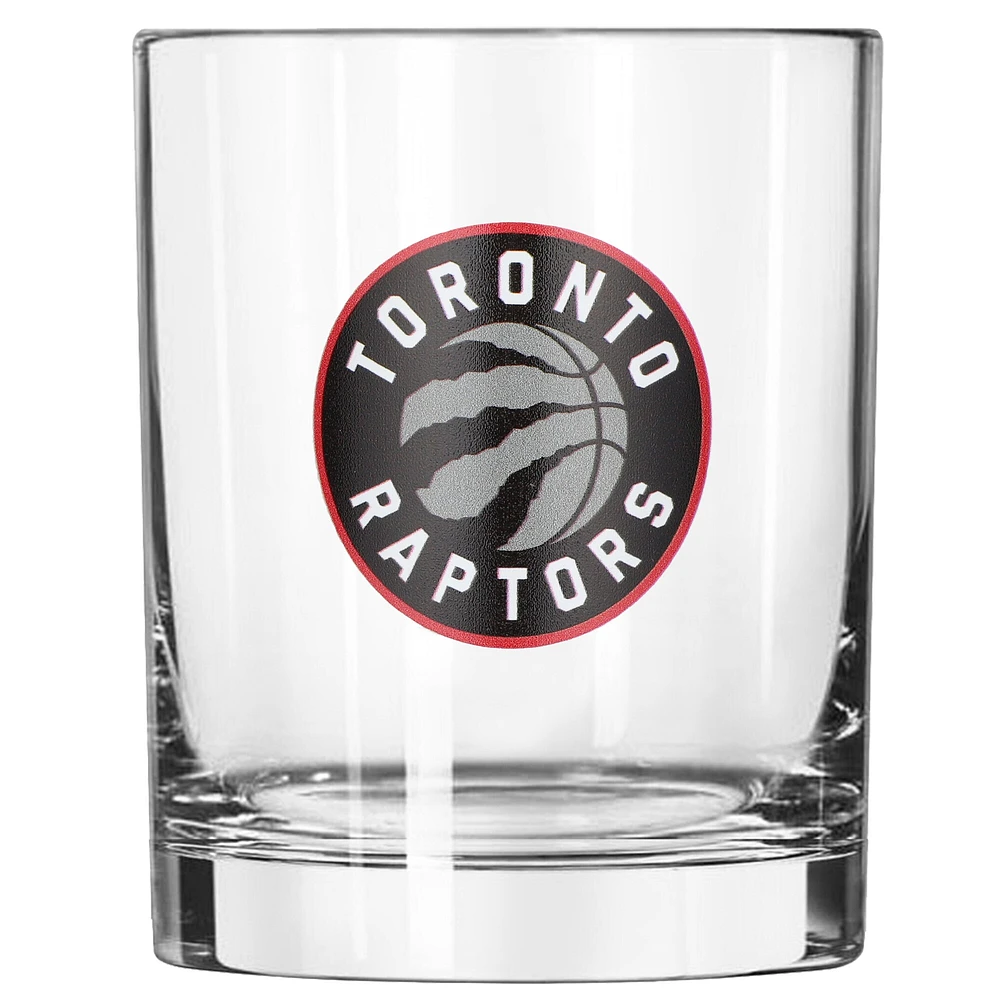 Toronto Raptors Letterman 14 oz. Verre de roches