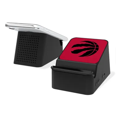 Toronto Raptors Solid Design Wireless Charging Station & Bluetooth Speaker