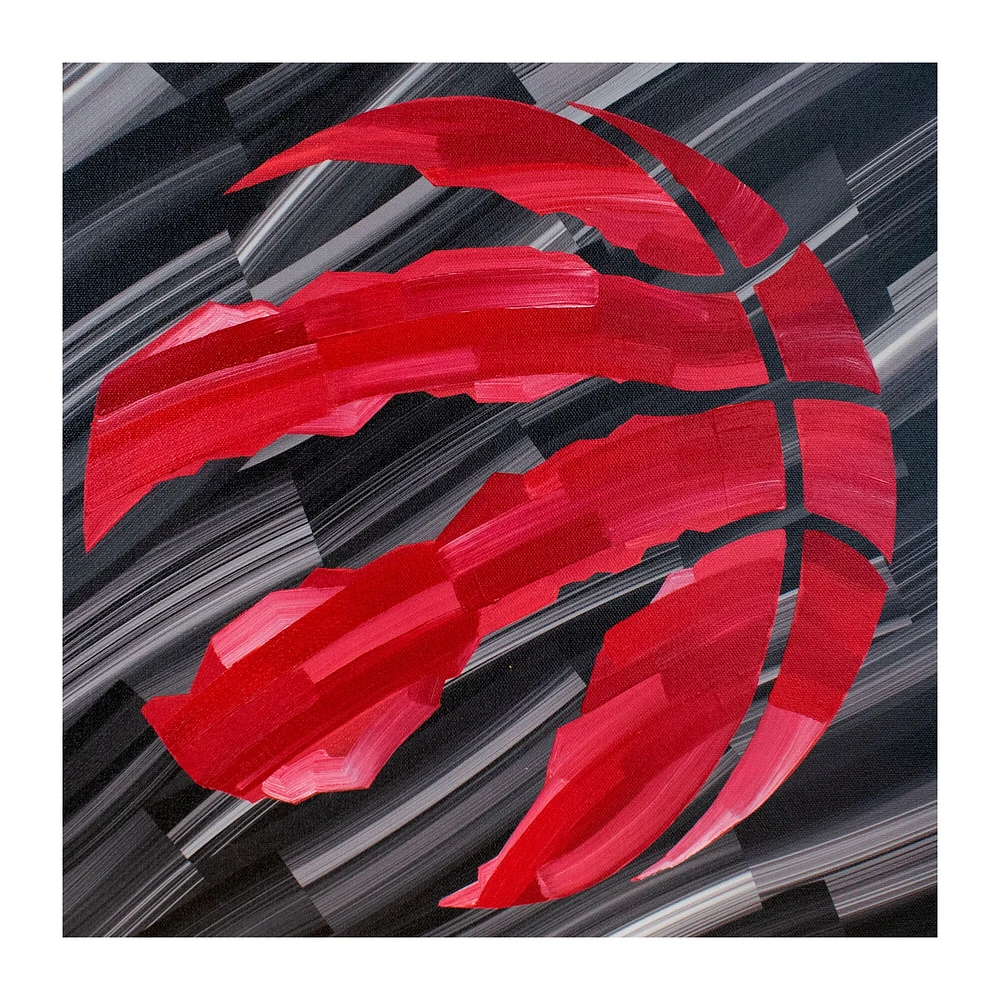 Impression giclée embellie des Raptors de Toronto 16" x 20" par Charlie Turano III