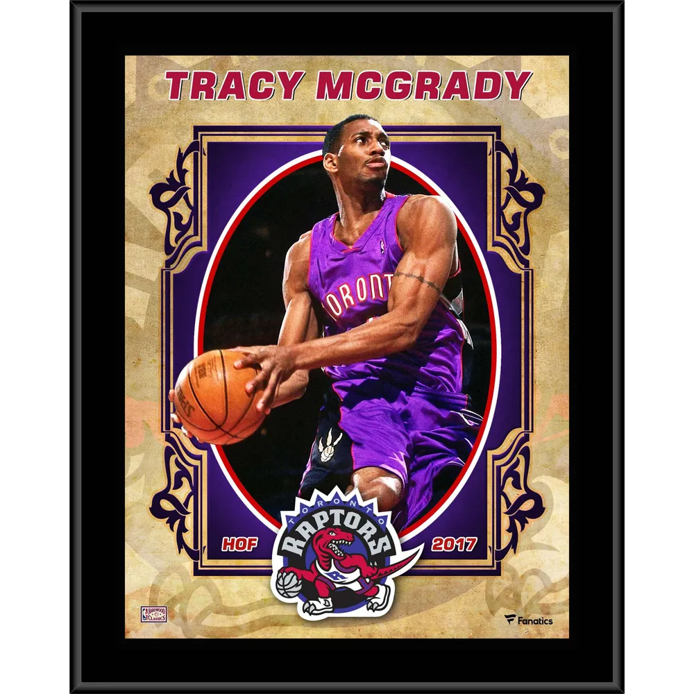 Toronto Raptors Tracy McGrady Autographed White Authentic Mitchell