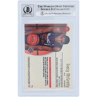Tracy McGrady Toronto Raptors a autographié la carte de recrue numéro 111 Beckett de Bowman's Best 1997-98 authentifiée par les fanatiques de Beckett avec l'inscription « HOF 17 »