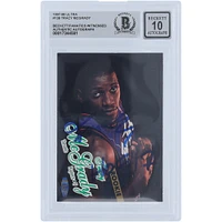Tracy McGrady Toronto Raptors Autographed 1997-98 Fleer Ultra #138 Beckett Fanatics Witnessed Authenticated 10 Rookie Card with "HOF 17" Inscription
