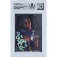 Tracy McGrady Toronto Raptors Autographed 1997-98 Fleer Ultra #138 Beckett Fanatics Witnessed Authenticated 10 Rookie Card with "HOF 17" Inscription