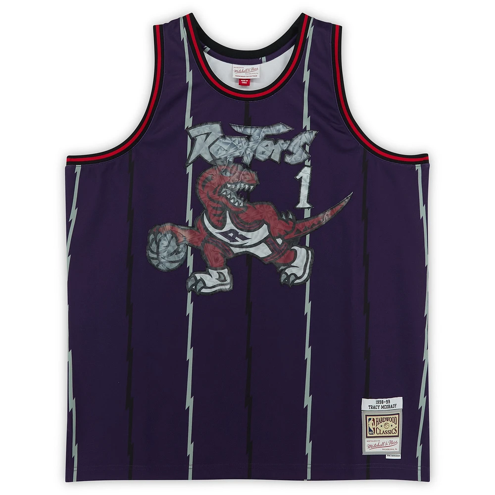 Tracy McGrady Toronto Raptors Autographed Purple Mitchell & Ness 75th Anniversary Swingman Jersey