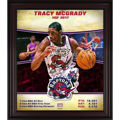 Tracy McGrady Purple Toronto Raptors Autographed 1999-00 Mitchell & Ness  Hardwood Classics Authentic Jersey