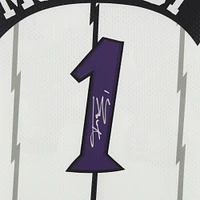 Tracy McGrady White Toronto Raptors Autographed Mitchell & Ness 1998 Authentic Jersey