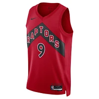 Unisex Nike RJ Barrett Red Toronto Raptors Icon Swingman Jersey