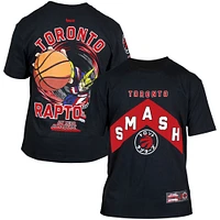 T-shirt unisexe Hyperfly noir Toronto Raptors NBA x My Hero Academia All Might Smash