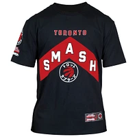 T-shirt unisexe Hyperfly noir Toronto Raptors NBA x My Hero Academia All Might Smash