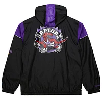 Unisex Mitchell & Ness  Black Toronto Raptors Hardwood Classics Team OG 3.0 Anorak Half-Zip Windbreaker Jacket