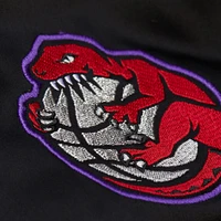 Unisex Mitchell & Ness Black Toronto Raptors Vintage Team Origins Satin Full-Snap Jacket