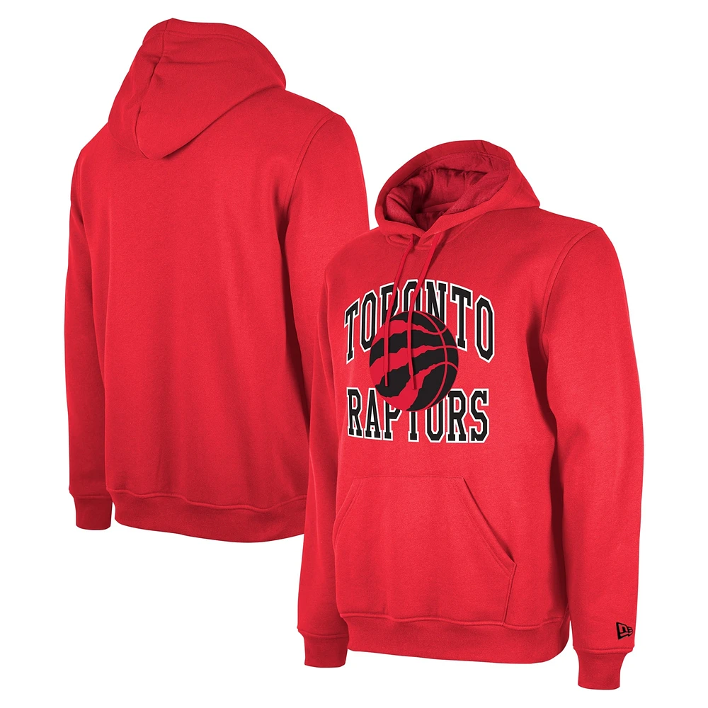 Unisex New Era  Red Toronto Raptors 2023/24 Season Tip-Off Edition Pullover Hoodie