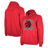 Unisex New Era  Red Toronto Raptors 2023/24 Season Tip-Off Edition Pullover Hoodie