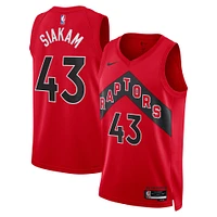 Maillot unisexe Nike Pascal Siakam rouge Toronto Raptors Swingman - Édition Icon