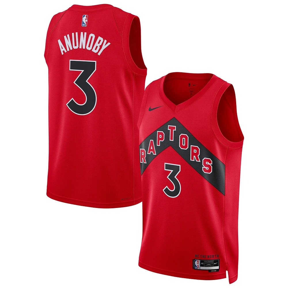 Maillot de joueur Nike rouge unisexe Toronto Raptors Swingman - Édition Icon