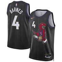 Maillot de joueur Nike Scottie Barnes noir unisexe Toronto Raptors 2024/25 Swingman - Édition City