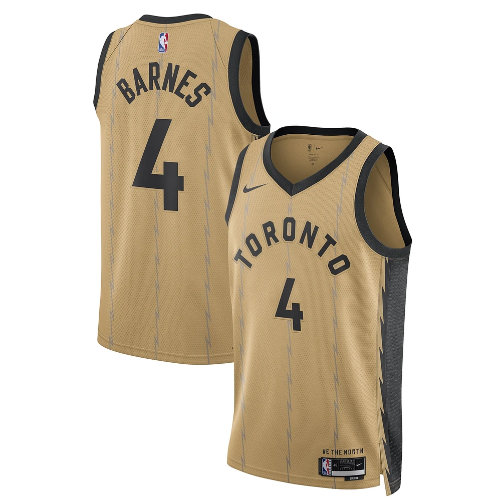 NI4 RAPTRS GOLD 23-24 CITY 4 SCOTTIE BA NBA EDITION SWINGMAN JERSEYS JERMENSWG