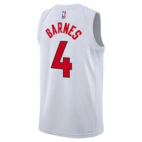 Unisex Nike Scottie Barnes White Toronto Raptors 2022/23 Swingman Jersey - Association Edition