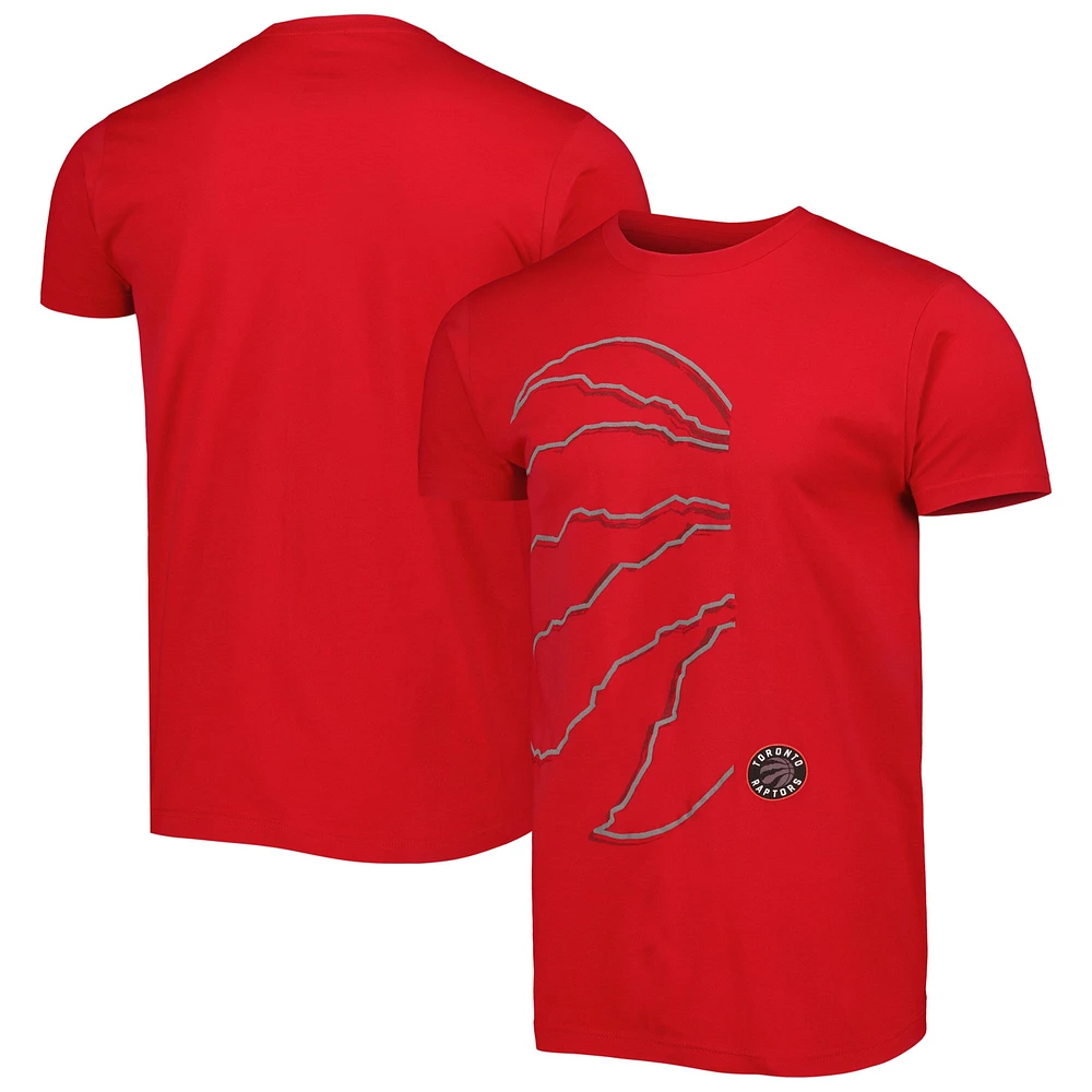 T-shirt unisexe Stadium Essentials rouge Toronto Raptors Element Logo Pop