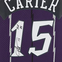 Vince Carter Toronto Raptors Autographed Mitchell & Ness Dark Purple 1998-99 Swingman Jersey with "HOF 24" Inscription