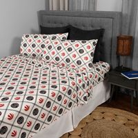 White Toronto Raptors - 4-Piece Full Sheet Set