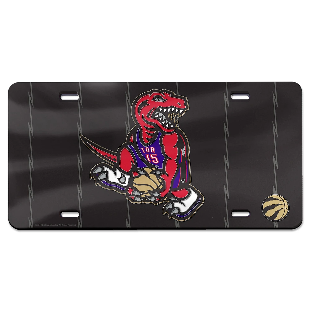 WinCraft Toronto Raptors 2024/25 City Edition Laser-Cut Acrylic License Plate