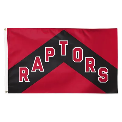 Toronto Raptors WinCraft 3' x 5' Horizontal Stripe Deluxe Single-Sided Flag