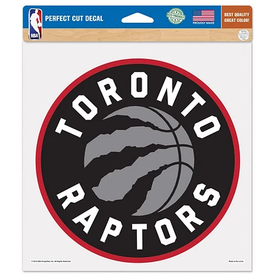 Autocollant couleur WinCraft Toronto Raptors 8" x 8"