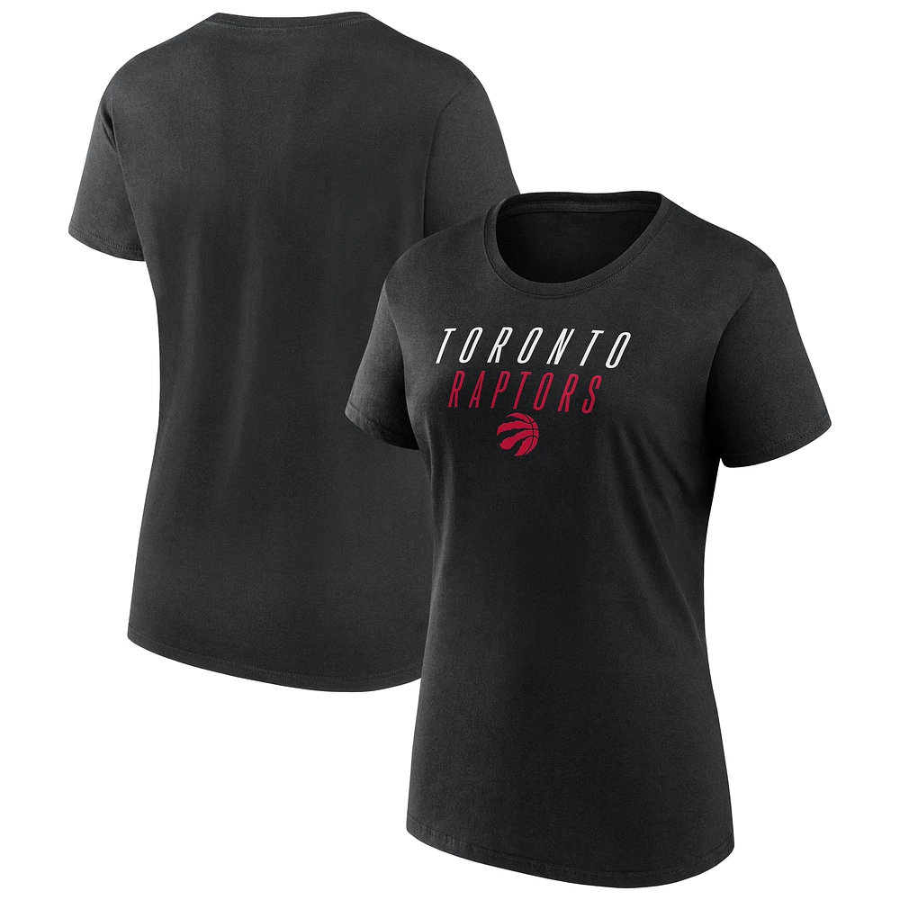 Women's Fanatics  Black Toronto Raptors T-Shirt
