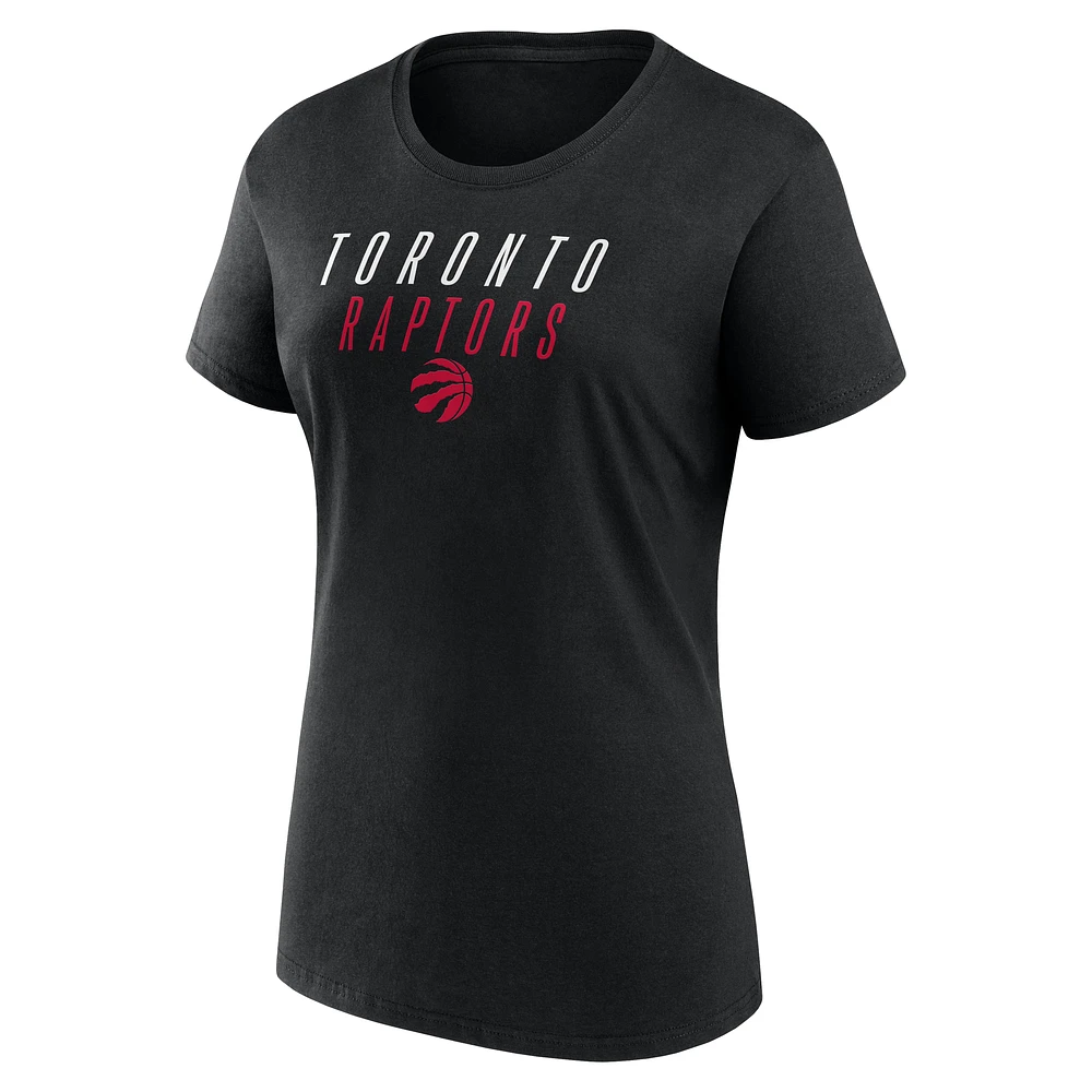Women's Fanatics  Black Toronto Raptors T-Shirt