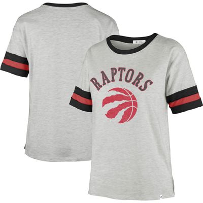 Women's '47 Heathered Gray Toronto Raptors Dani - T-Shirt