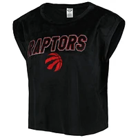 Ensemble de nuit T-shirt et short Intermission Toronto Raptors Concepts Sport pour femmes, noir