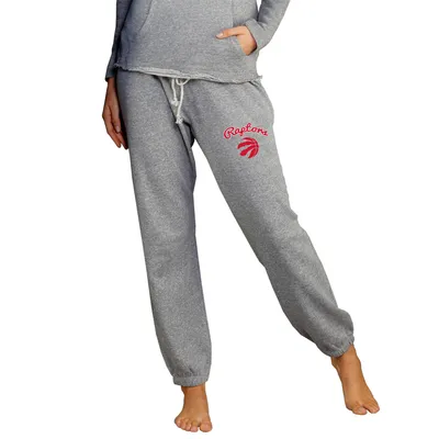 Toronto Raptors Concepts Sport Women's Mainstream Knit Jogger Pants - Gray