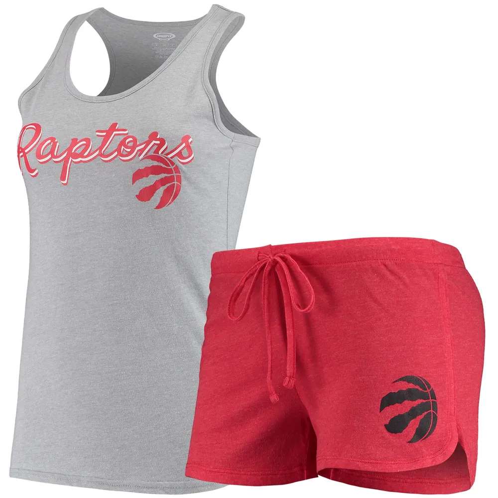 Philadelphia 76ers Concepts Sport Women's Anchor Tank Top & Shorts Sleep  Set - Heathered Gray/Heathered Royal