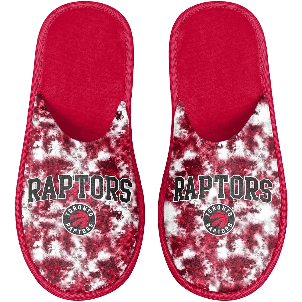 Pantoufles FOCO Toronto Raptors Iconic Logo Scuff pour femmes