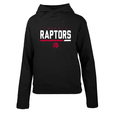 Women's New Era Black Toronto Raptors 2022/23 City Edition Raglan Pullover Hoodie Size: Extra Large