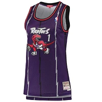 Maillot Swingman Mitchell & Ness Tracy McGrady violet Toronto Raptors 1998/99 Hardwood Classics pour femme