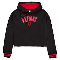 Women's New Era Black Toronto Raptors Sport Night Pullover Hoodie