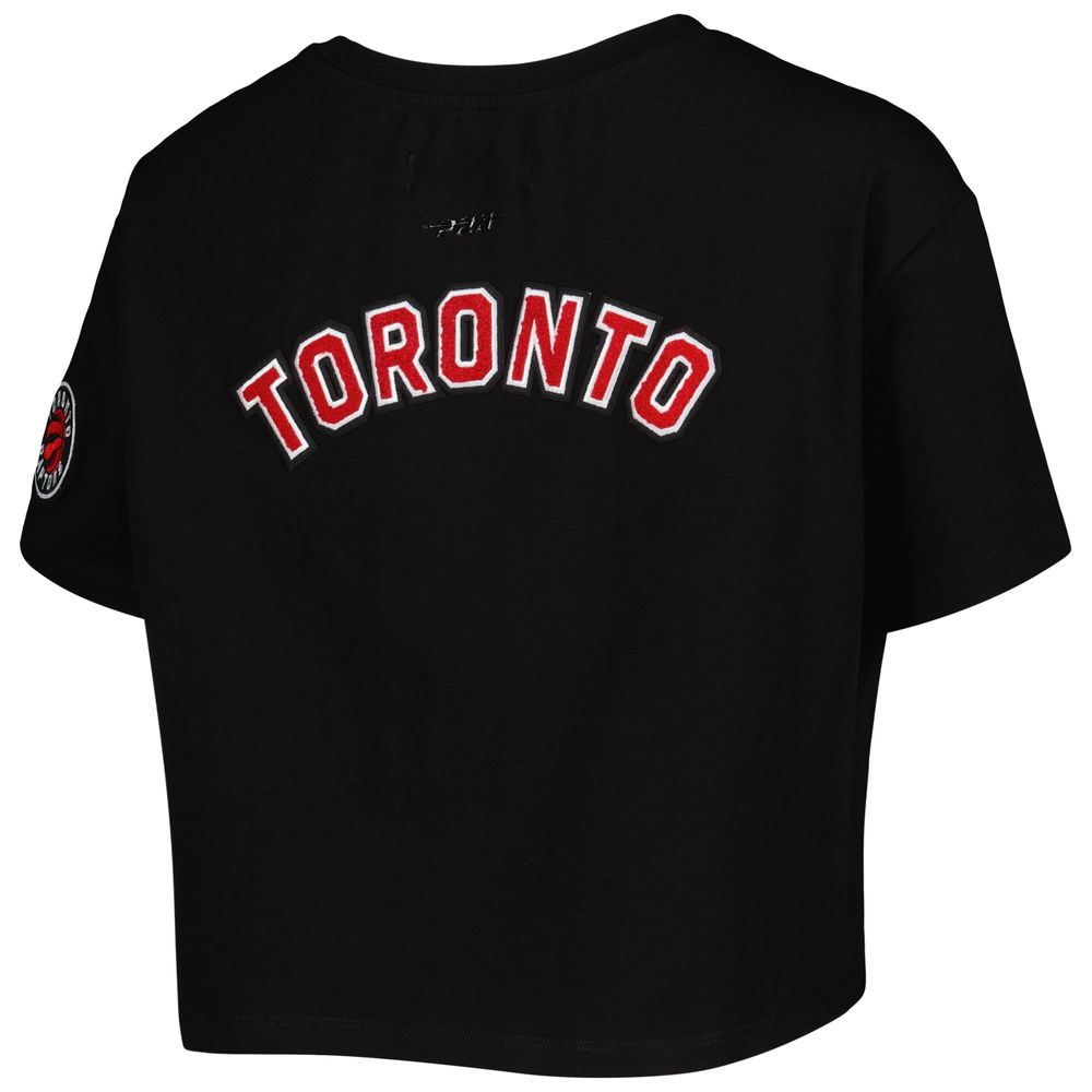 Women's Pro Standard Black Toronto Raptors Classics Boxy T-Shirt