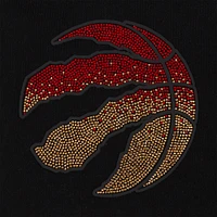 Sweat à capuche court noir Pro Standard pour femme Toronto Raptors Jewels